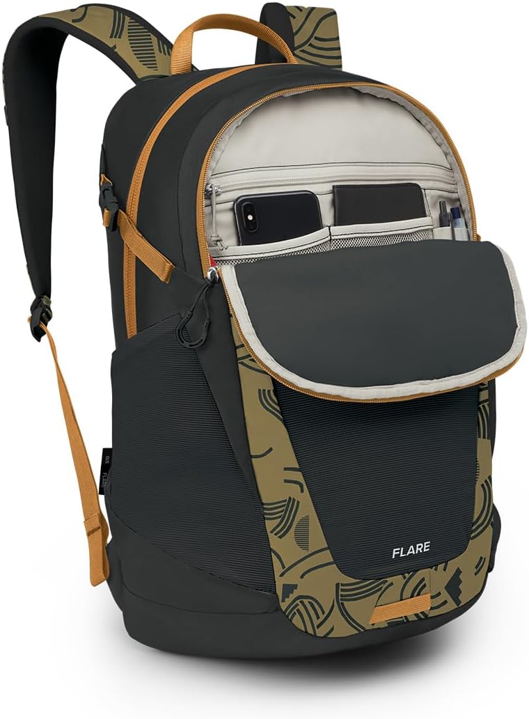 Osprey Flare Laptop BackpackFind the Way PrintBlack