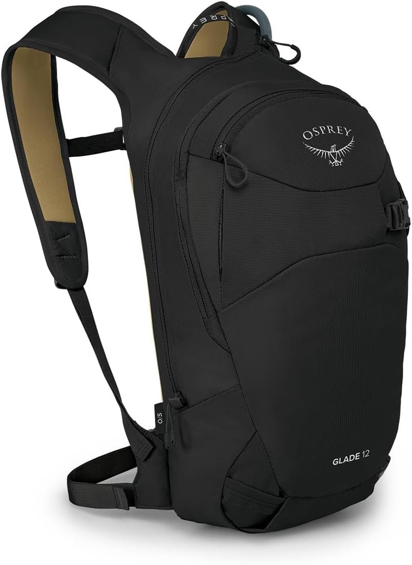 Osprey Glade 5L Ski and Snowboard Backpack with Hydraulics Water Reservoir BlackBlack
