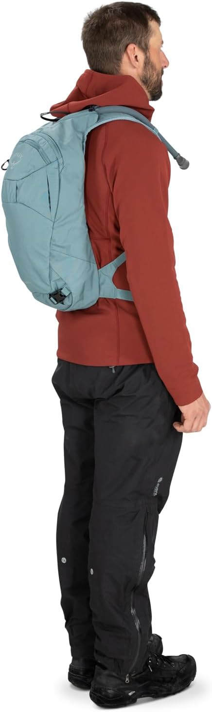 Osprey Glade 5L Ski and Snowboard Backpack with Hydraulics Water Reservoir BlackCelestine Blue