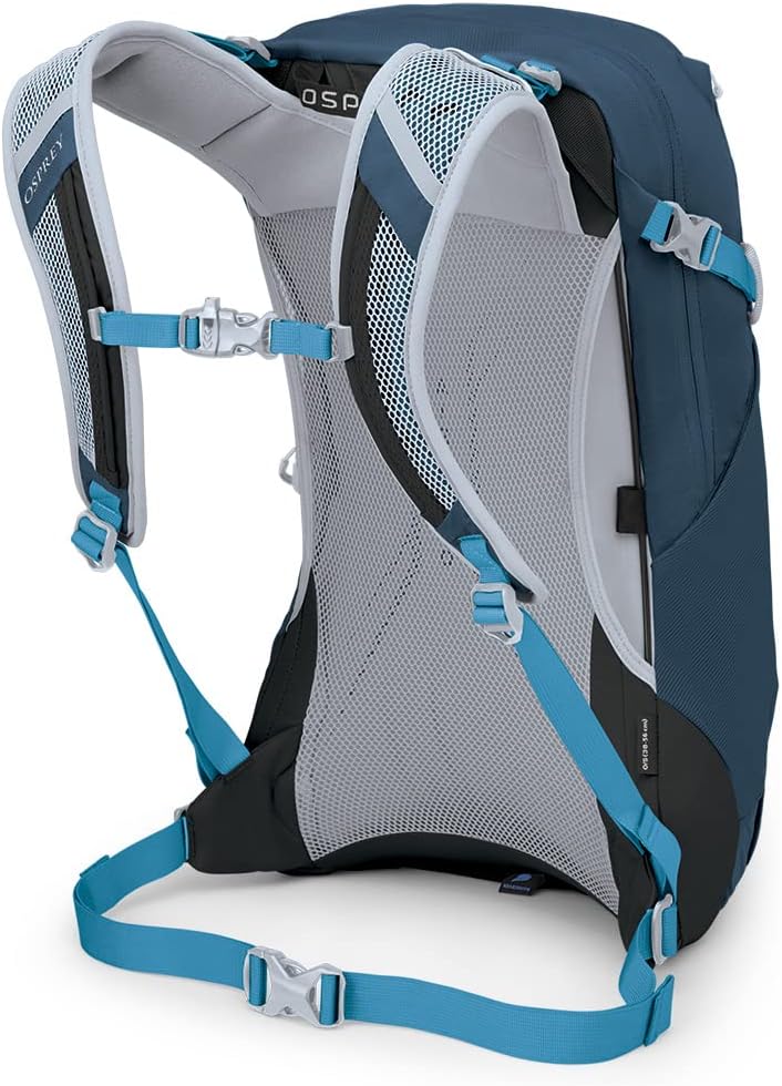 Osprey Hikelite 18L Unisex Hiking Backpack 18 Tan Concrete One SizeAtlas Blue
