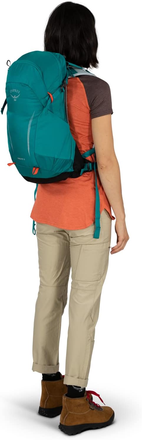 Osprey Hikelite 18L Unisex Hiking Backpack 18 Tan Concrete One SizePine Leaf Green