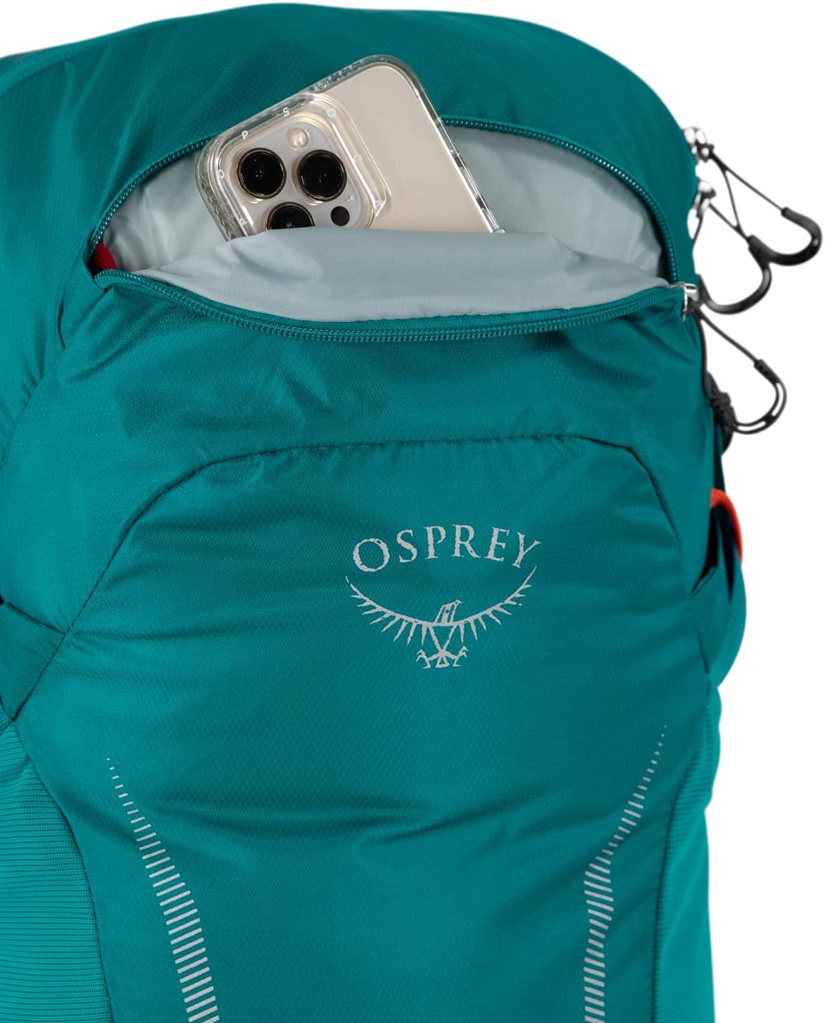 Osprey Hikelite 18L Unisex Hiking Backpack 18 Tan Concrete One SizeSangria Red