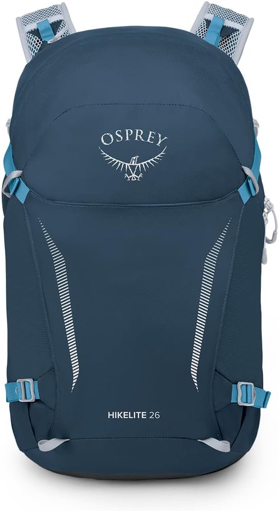 Osprey Hikelite 26L Unisex Hiking Backpack Pine Leaf GreenAtlas Blue