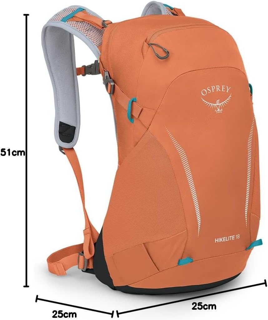 Osprey Hikelite 26L Unisex Hiking Backpack Pine Leaf GreenKoi OrangeBlue Venture