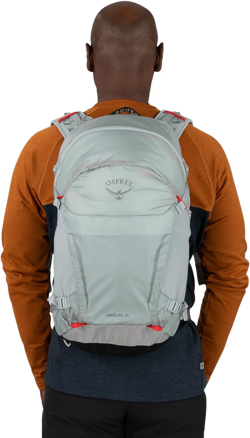 Osprey Hikelite 26L Unisex Hiking Backpack Pine Leaf GreenSilver Lining