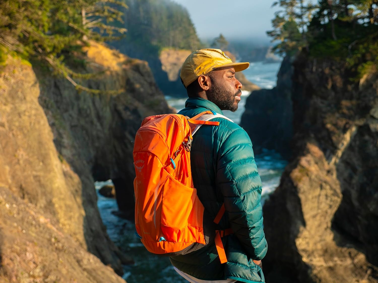Osprey Hikelite 26L Unisex Hiking Backpack Pine Leaf GreenTan Concrete