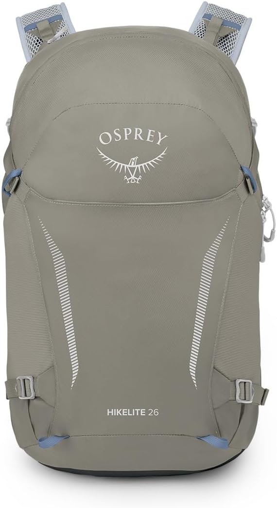 Osprey Hikelite 26L Unisex Hiking Backpack Pine Leaf GreenTan Concrete