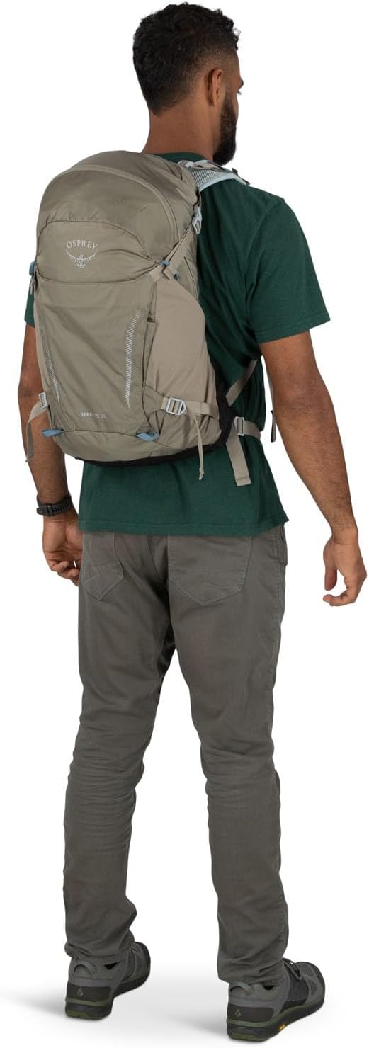 Osprey Hikelite 26L Unisex Hiking Backpack Pine Leaf GreenTan Concrete