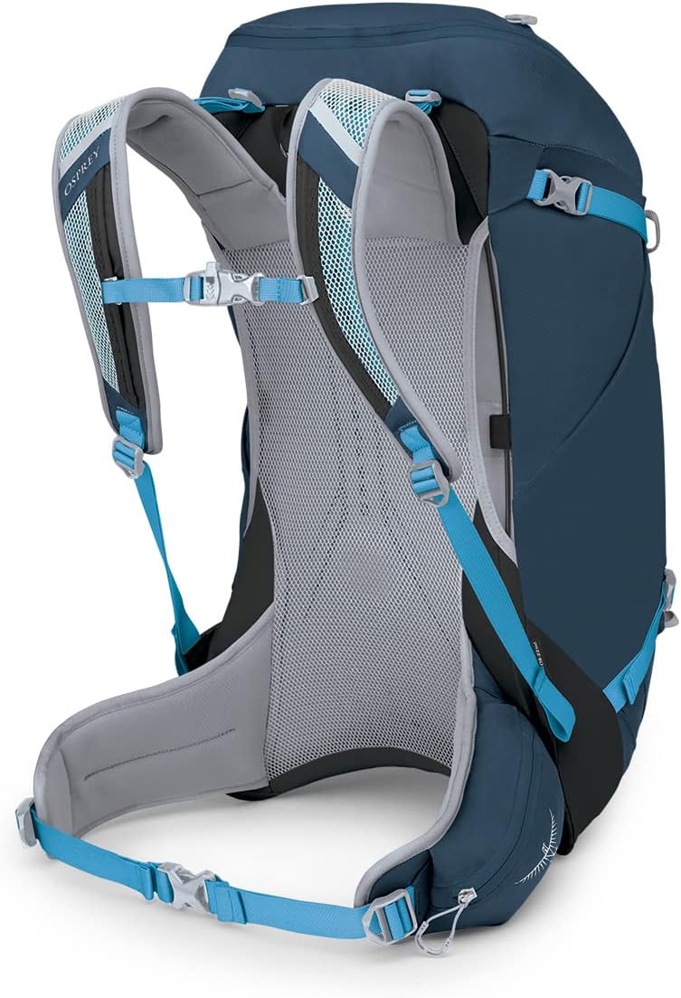 Osprey Hikelite 32L Unisex Hiking Backpack Pine Leaf Green SMAtlas Blue