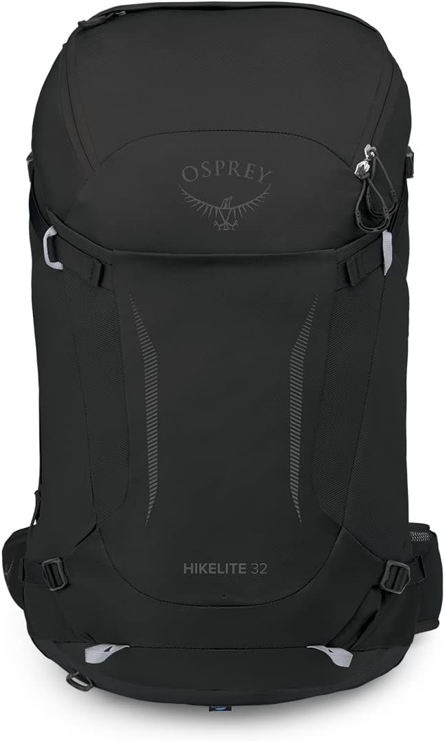 Osprey Hikelite 32L Unisex Hiking Backpack Pine Leaf Green SMBlack