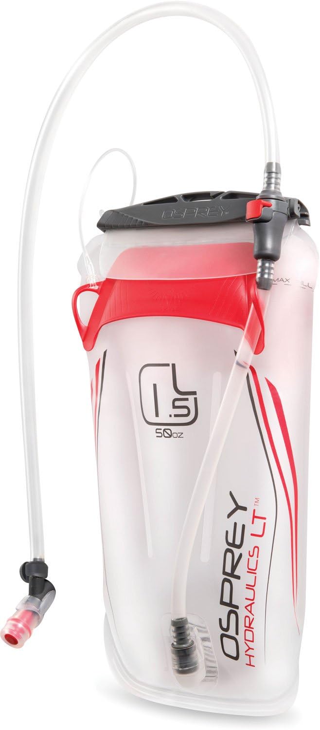 Osprey Hydraulics LT Lightweight Water Reservoir  Hydration Bladder 1525 Liters  Prior SeasonRed