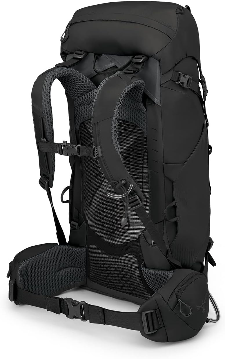 Osprey Kestrel 38L Mens Backpacking Backpack Black SMBlack