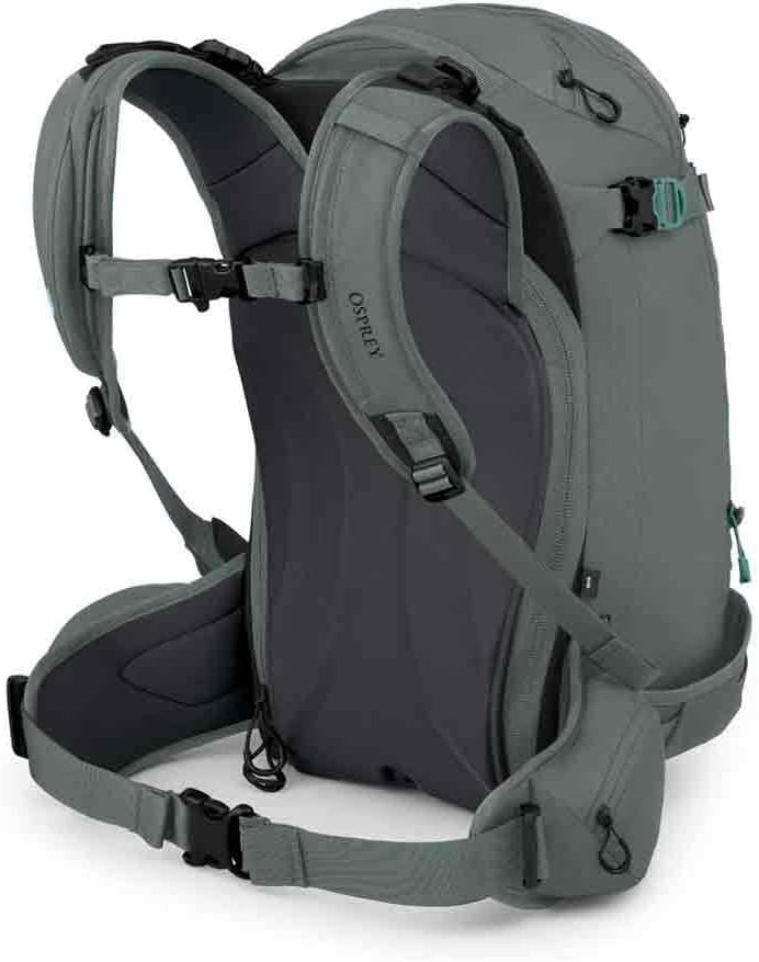Osprey Kresta 30 Womens Backcountry Ski and Snowboard BackpackPine Leaf Green