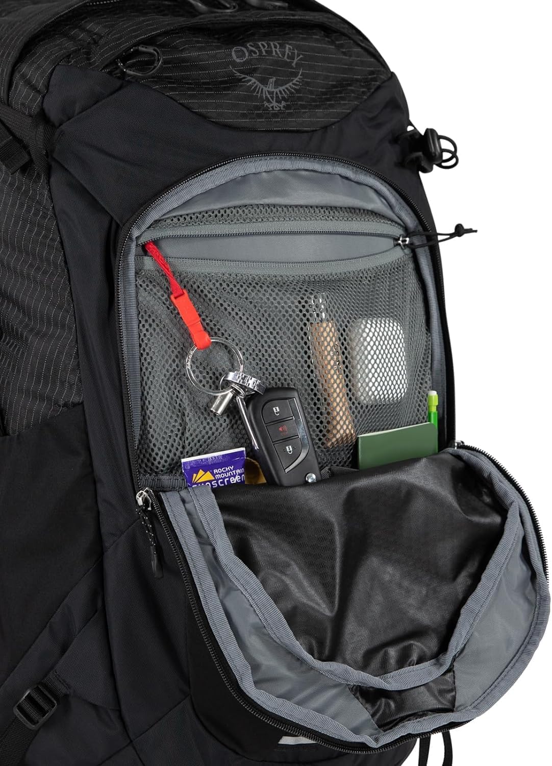 Osprey Manta 34L Mens Hiking Backpack with Hydraulics Reservoir Oak Leaf Orange One SizeOak Leaf Orange