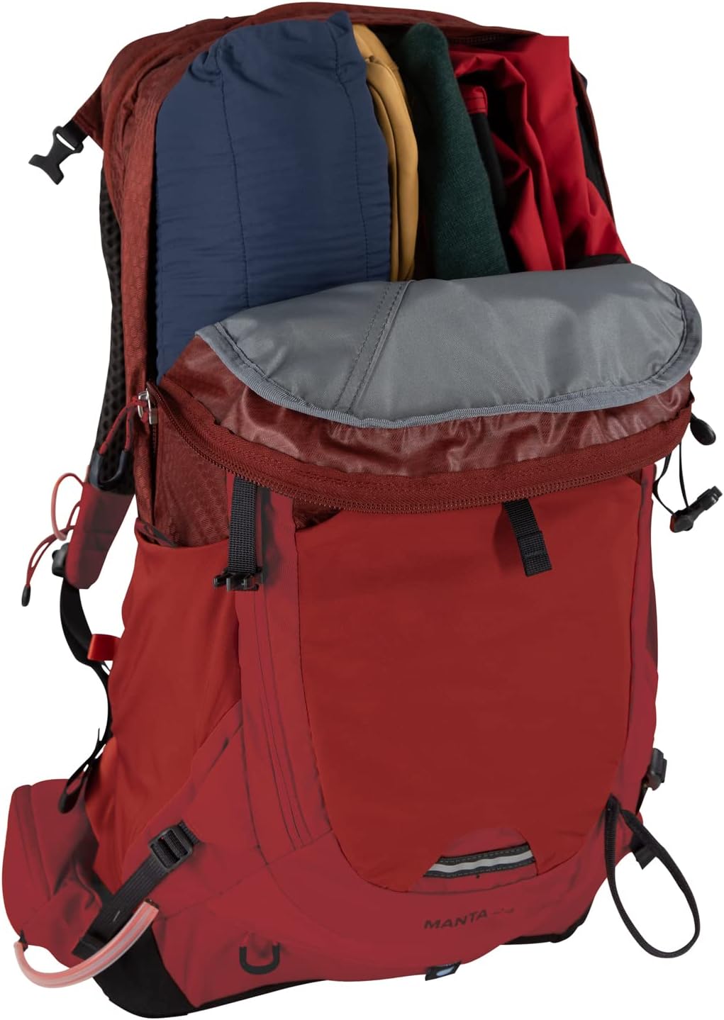Osprey Manta 34L Mens Hiking Backpack with Hydraulics Reservoir Oak Leaf Orange One SizeOak Leaf Orange