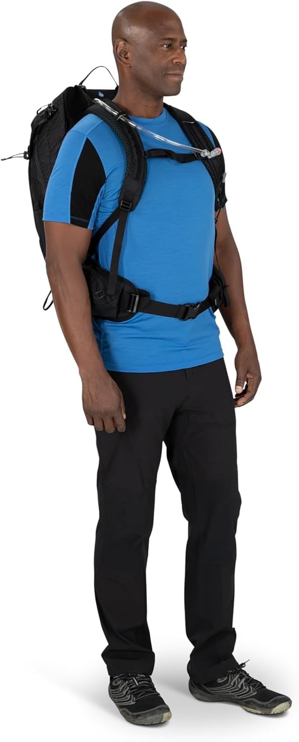 Osprey Manta 34L Mens Hiking Backpack with Hydraulics Reservoir Oak Leaf Orange One SizeOak Leaf Orange