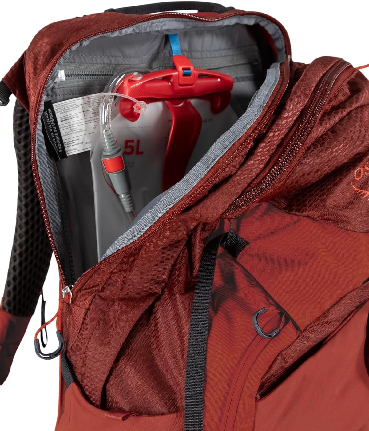 Osprey Manta 34L Mens Hiking Backpack with Hydraulics Reservoir Oak Leaf Orange One SizeOak Leaf Orange