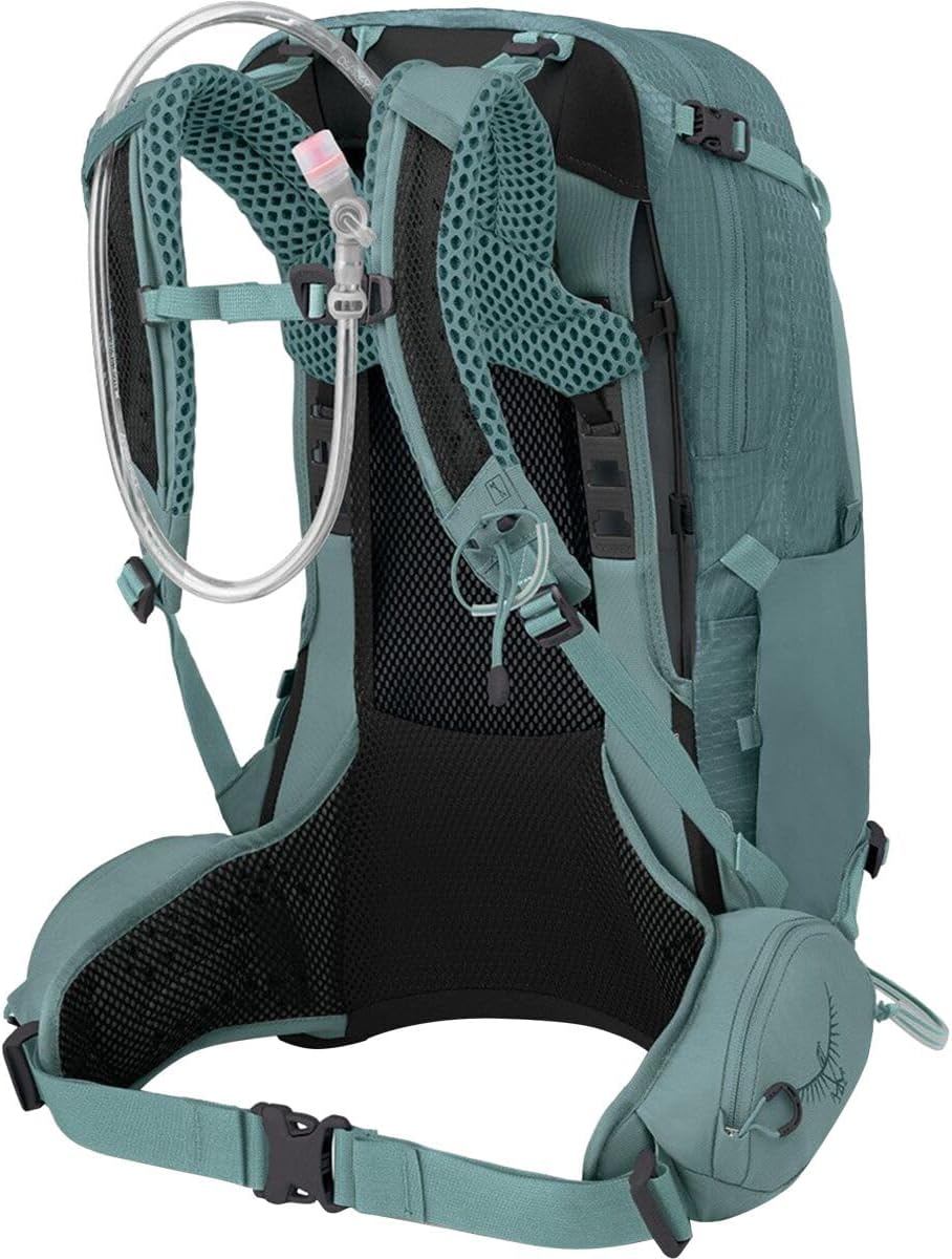 Osprey Mira 22L Womens Hiking Backpack with Hydraulics Reservoir Succulent Green