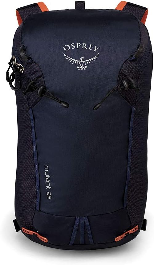 Osprey Mutant 22L Climbing and Mountaineering Unisex Backpack Tungsten GreyBlue Fire