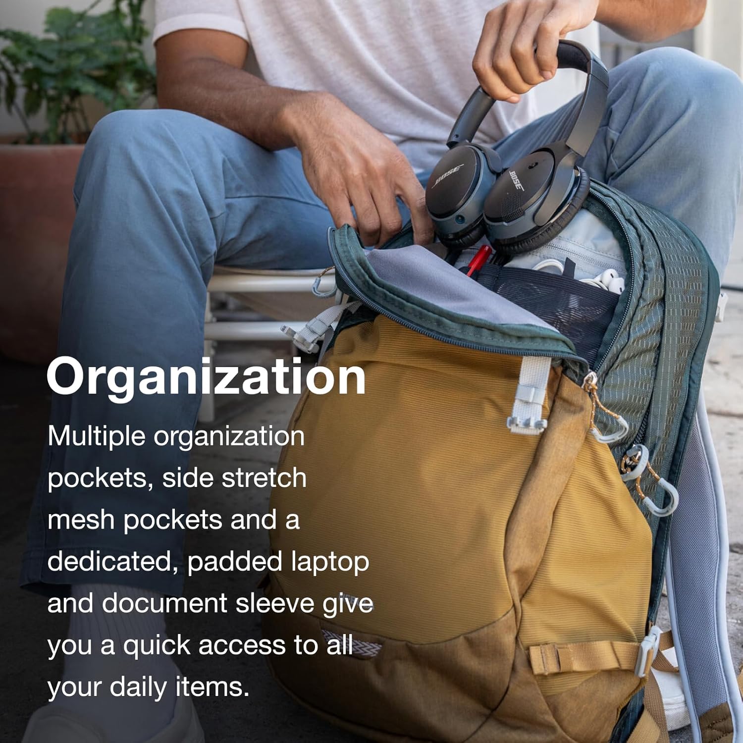 Osprey Nebula Commuter Backpack Atlas BlueHeatherPashminaTan Concrete
