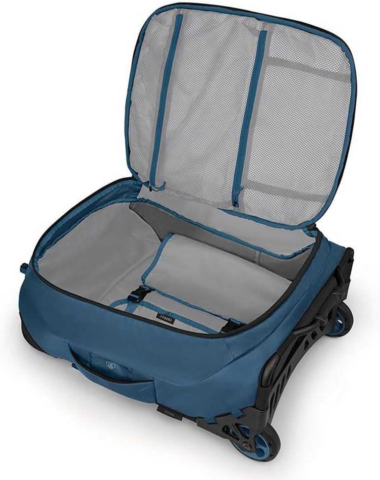 Osprey Ozone 2Wheel CarryOn 40L215quot BlackCoastal Blue