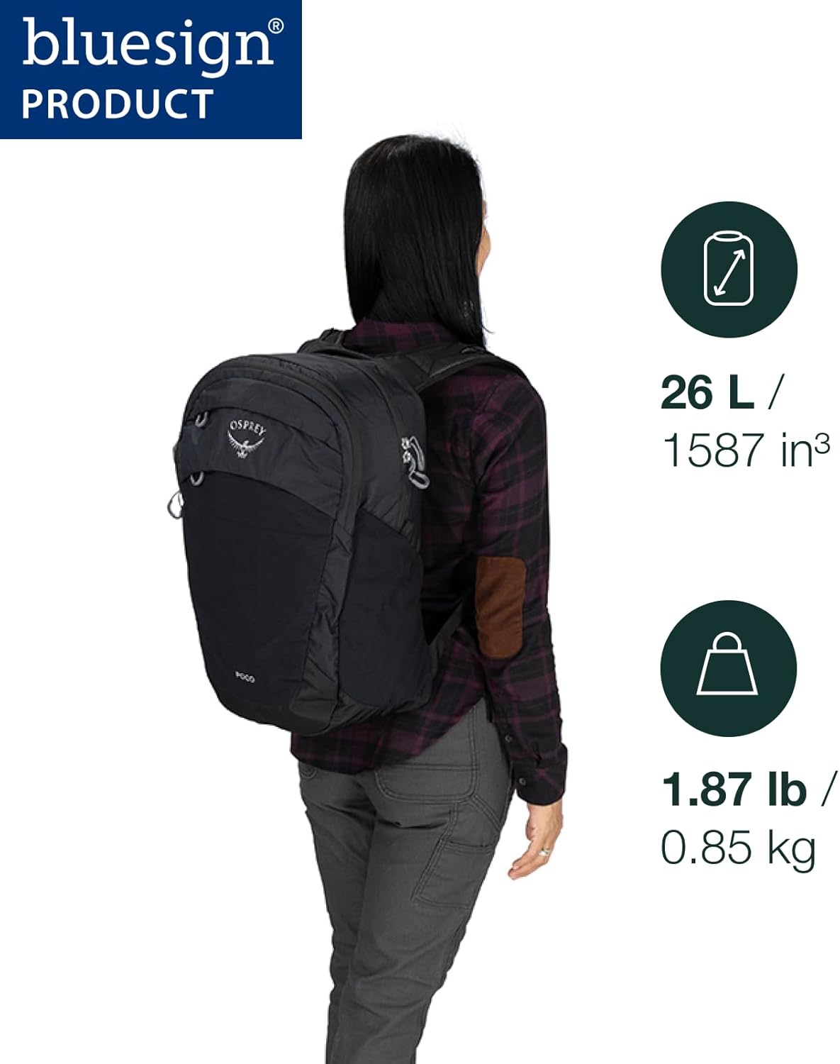 Osprey Poco Changing Backpack with Clipin Changing Pad Tan ConcreteTan Concrete
