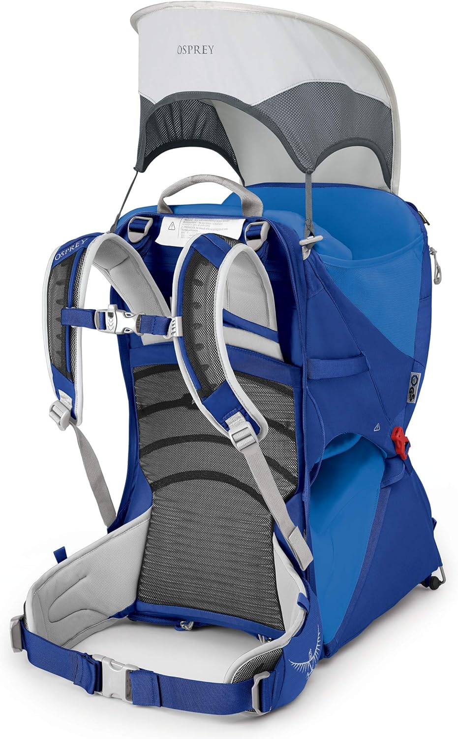 Osprey Poco LT Lightweight Child Carrier and Backpack for Travel Deep Teal Minimum load 238lbs  Maximum load 485lbsBlue Sky