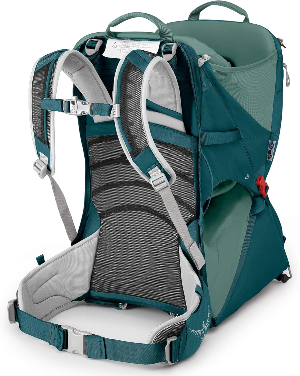 Osprey Poco LT Lightweight Child Carrier and Backpack for Travel Deep Teal Minimum load 238lbs  Maximum load 485lbsDeep Teal