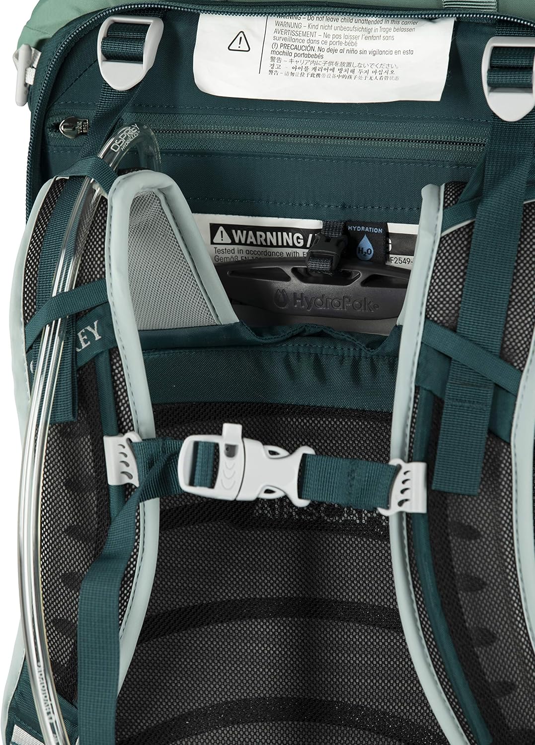 Osprey Poco LT Lightweight Child Carrier and Backpack for Travel Deep Teal Minimum load 238lbs  Maximum load 485lbsDeep Teal