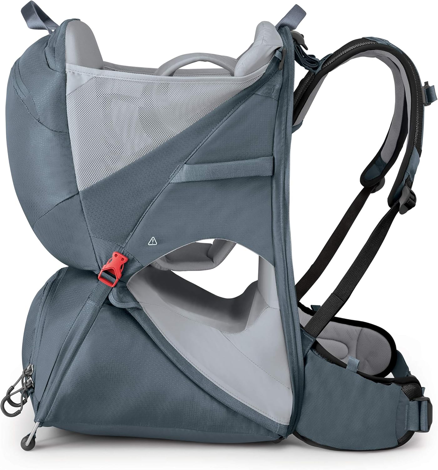 Osprey Poco LT Lightweight Child Carrier and Backpack for Travel Deep Teal Minimum load 238lbs  Maximum load 485lbsTungsten Grey