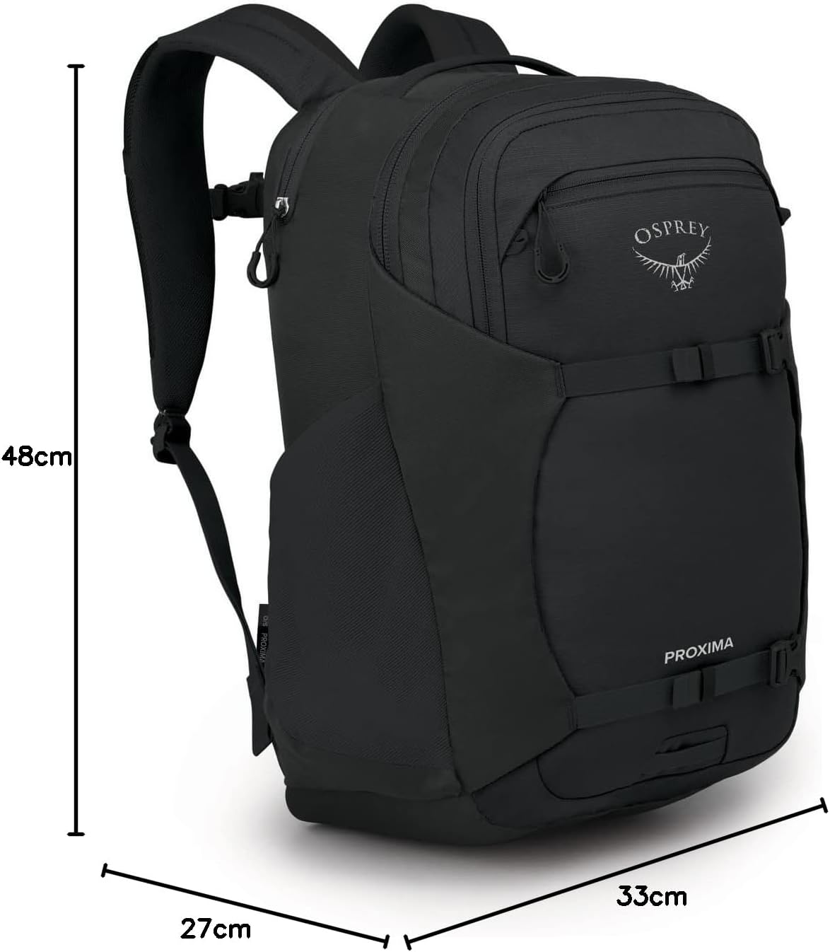 Osprey Proxima Laptop Commuter Backpack BlackBlack