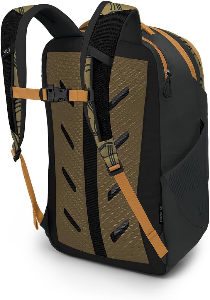 Osprey Proxima Laptop Commuter Backpack BlackFind the Way PrintBlack