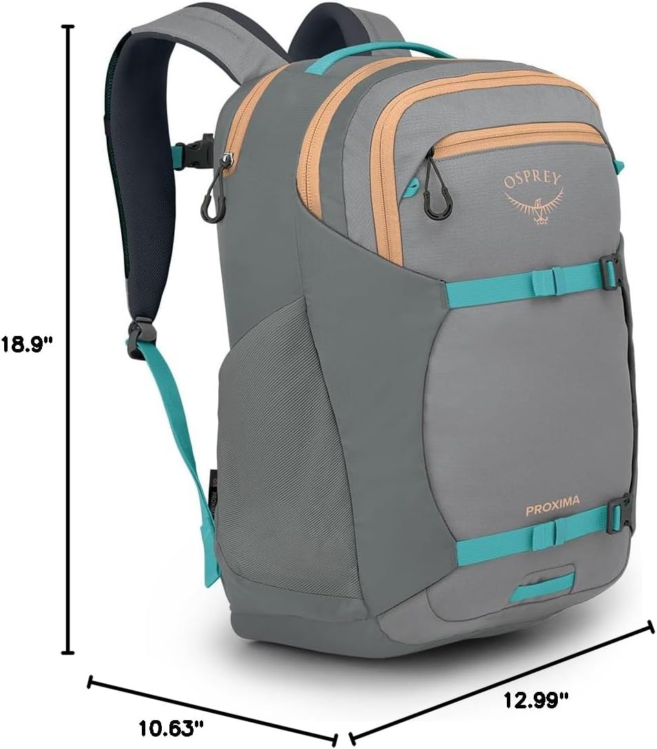 Osprey Proxima Laptop Commuter Backpack BlackMedium GreyCoal Grey