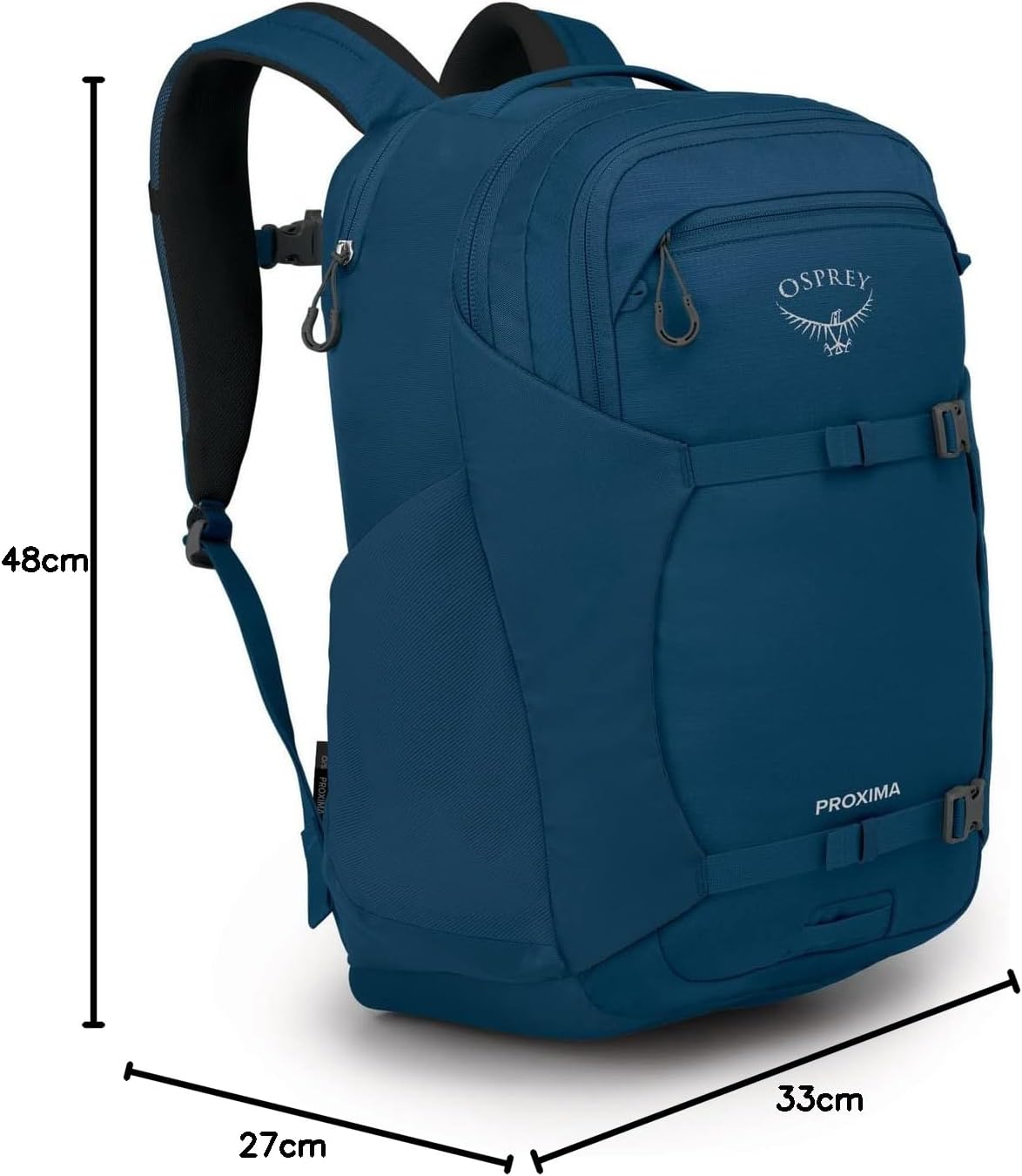 Osprey Proxima Laptop Commuter Backpack BlackNight Shift Blue