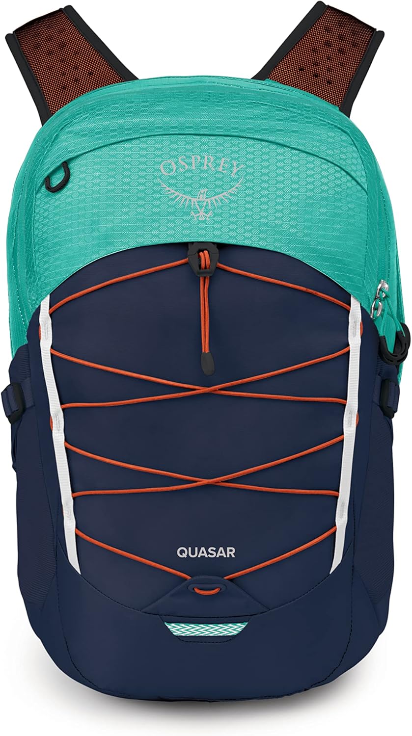 Osprey Quasar Commuter Backpack BlackReverie GreenCetacean Blue