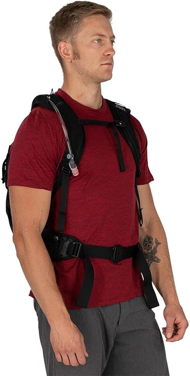 Osprey Raptor Pro Mens Biking Backpack with 25L Hydraulics Reservoir Black