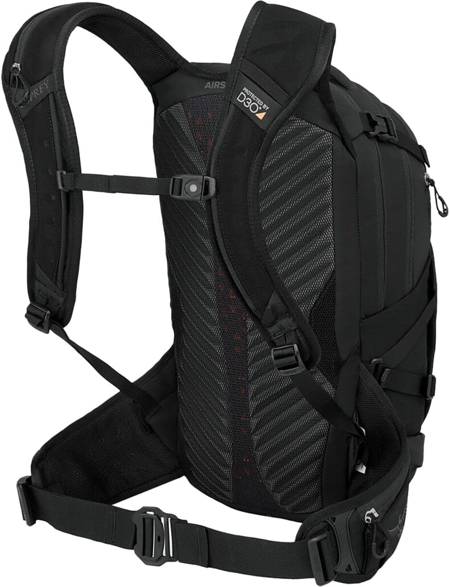 Osprey Raptor Pro Mens Biking Backpack with 25L Hydraulics Reservoir Black