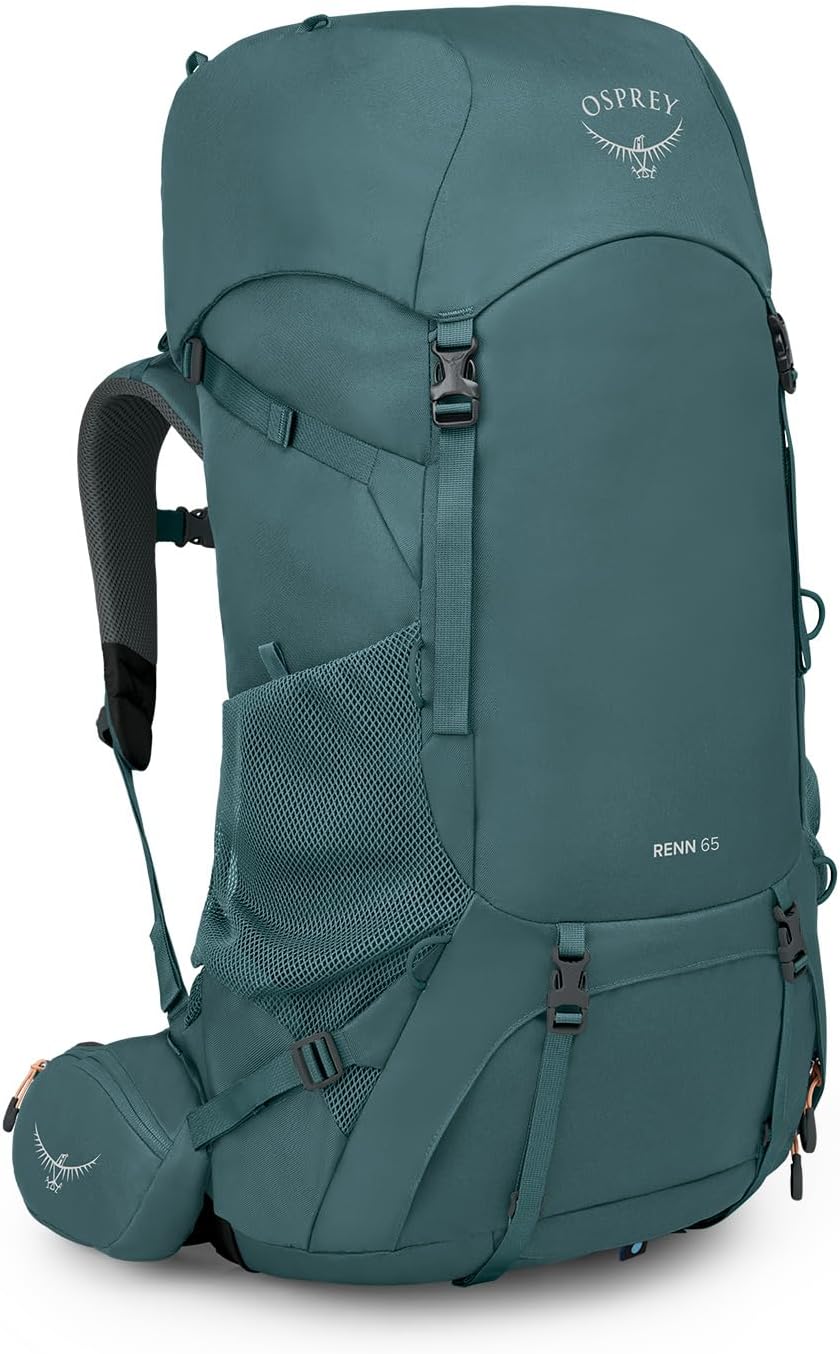 Osprey Renn 65L Womens Backpacking Backpack Cascade BlueMelon OrangeCascade BlueMelon Orange