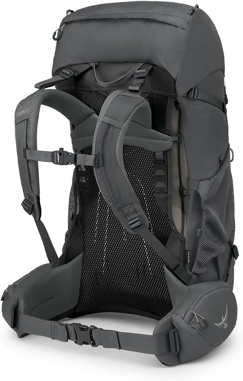 Osprey Renn 65L Womens Backpacking Backpack Cascade BlueMelon OrangeDark CharcoalGray Wolf