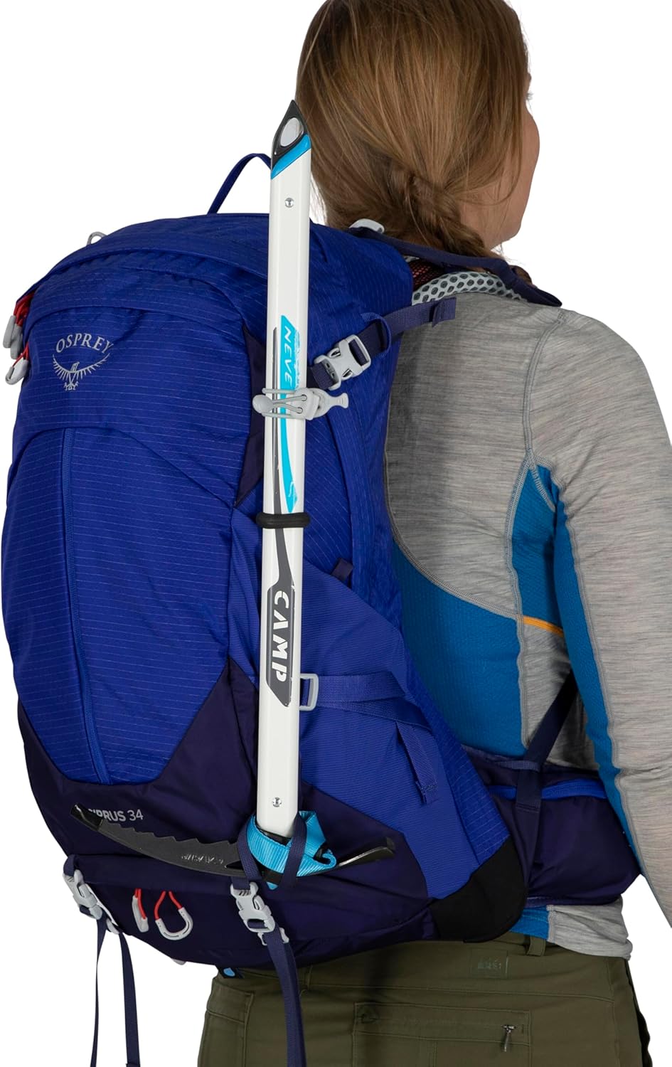 Osprey Sirrus 24L Womens Hiking Backpack Tunnel Vision GreyMuted Space Blue