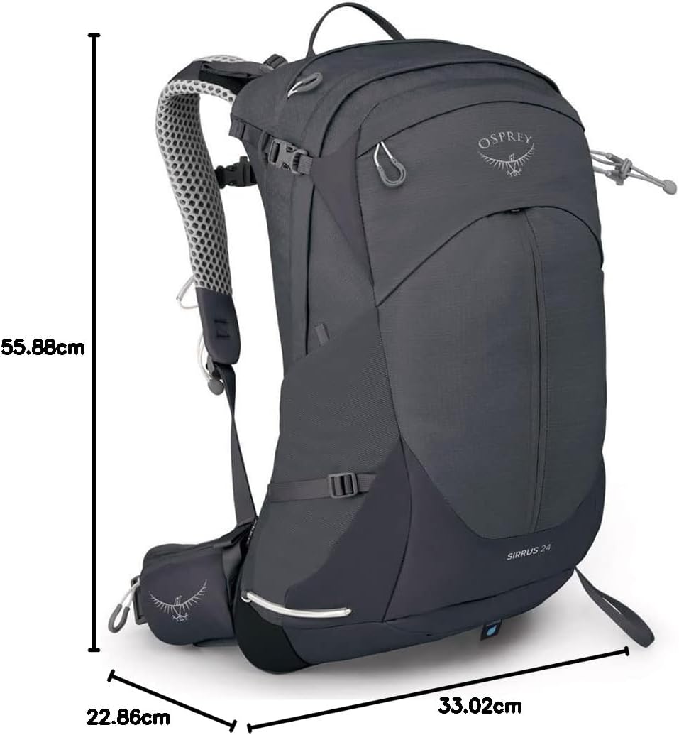 Osprey Sirrus 24L Womens Hiking Backpack Tunnel Vision GreyTunnel Vision Grey