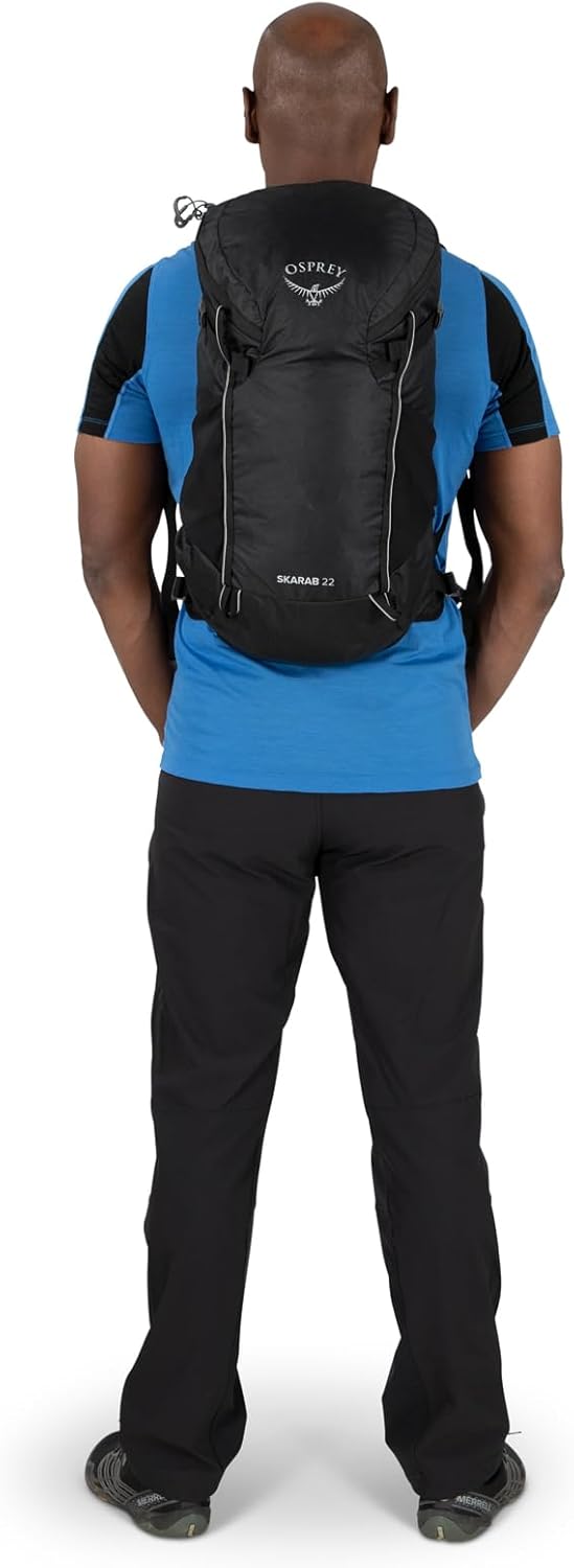 Osprey Skarab Mens Hiking Backpack with Hydraulics ReservoirBlack