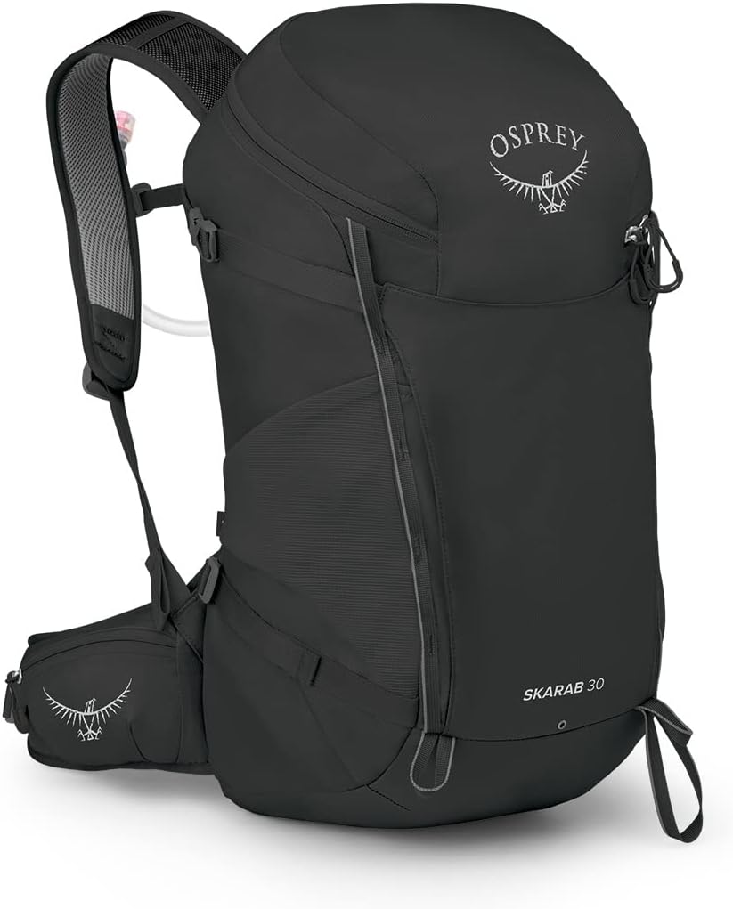 Osprey Skarab Mens Hiking Backpack with Hydraulics ReservoirBlack