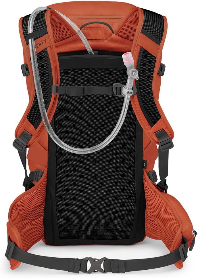 Osprey Skarab Mens Hiking Backpack with Hydraulics ReservoirFirestarter Orange