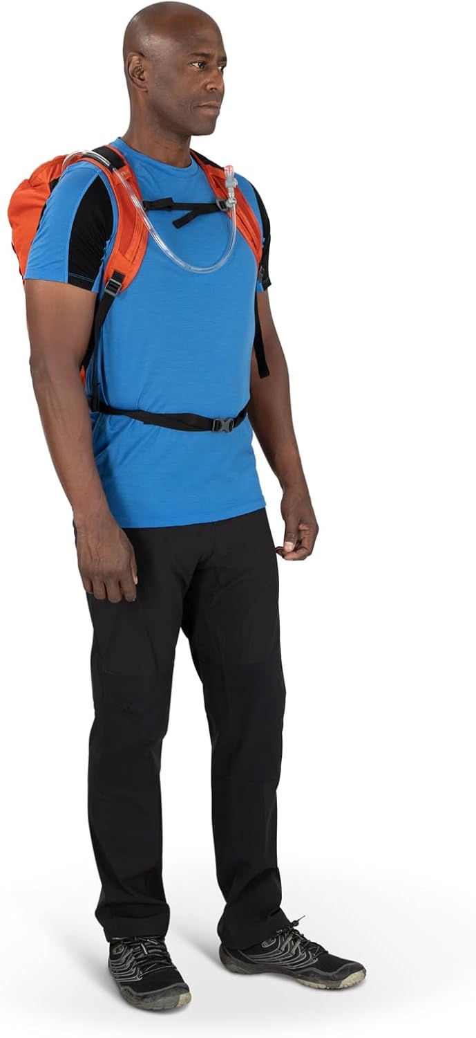 Osprey Skarab Mens Hiking Backpack with Hydraulics ReservoirFirestarter Orange