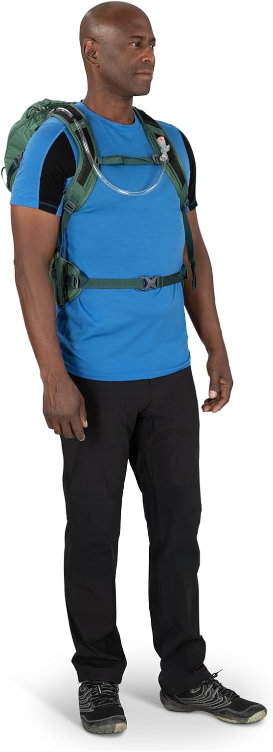 Osprey Skarab Mens Hiking Backpack with Hydraulics ReservoirFirestarter Orange