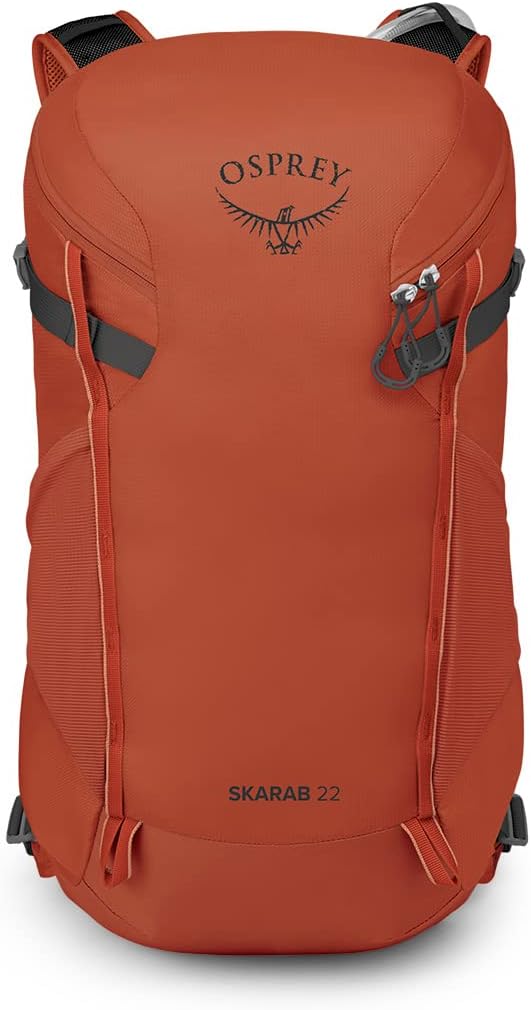 Osprey Skarab Mens Hiking Backpack with Hydraulics ReservoirFirestarter Orange