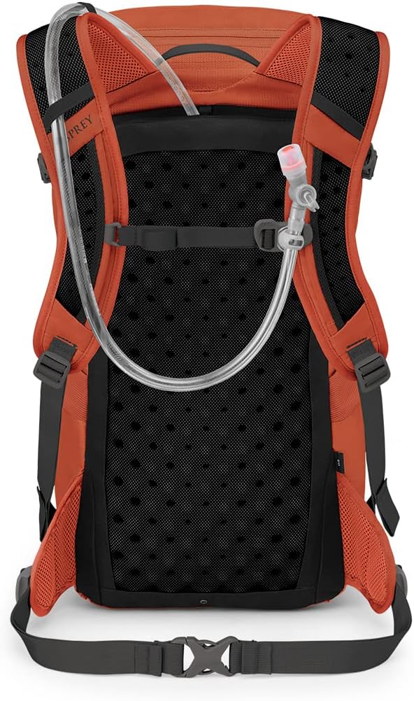 Osprey Skarab Mens Hiking Backpack with Hydraulics ReservoirFirestarter Orange