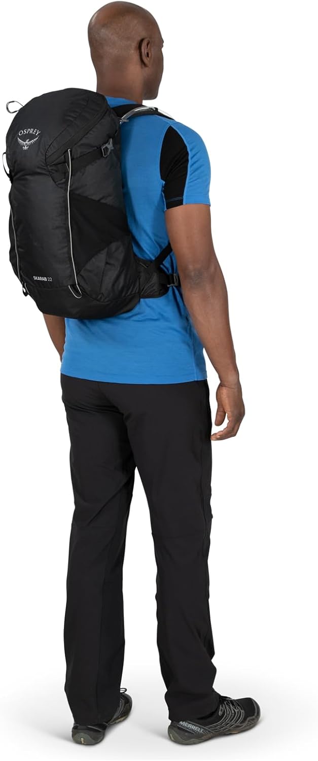 Osprey Skarab Mens Hiking Backpack with Hydraulics ReservoirFirestarter Orange