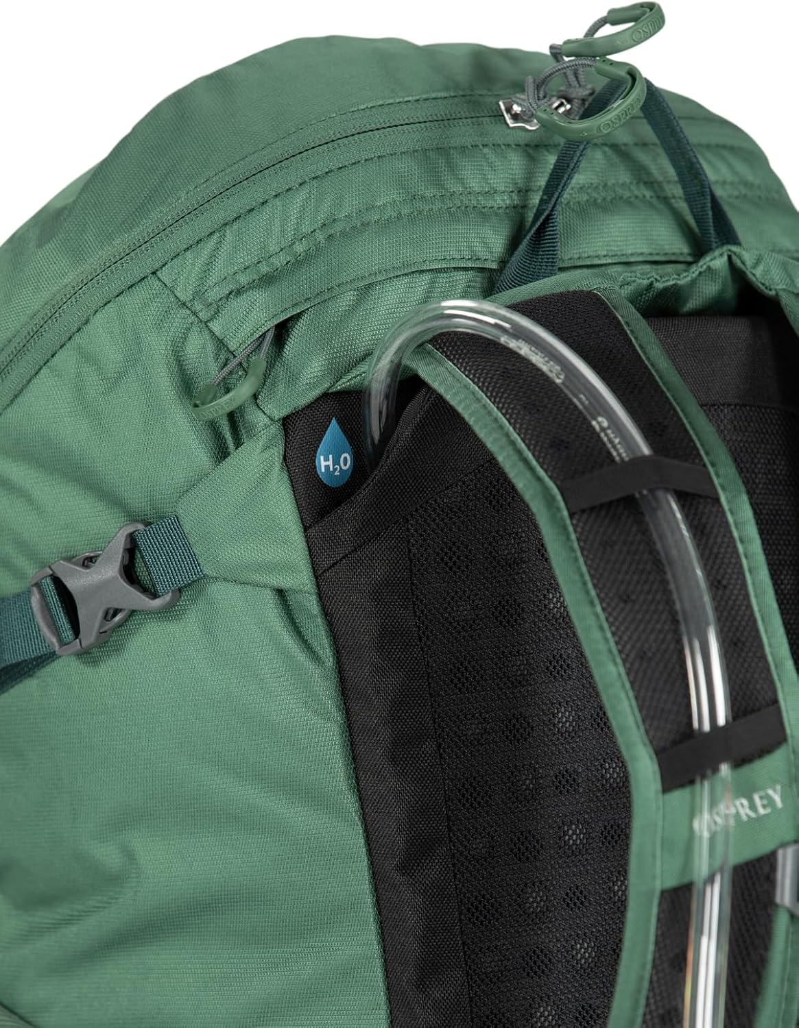 Osprey Skarab Mens Hiking Backpack with Hydraulics ReservoirTundra Green